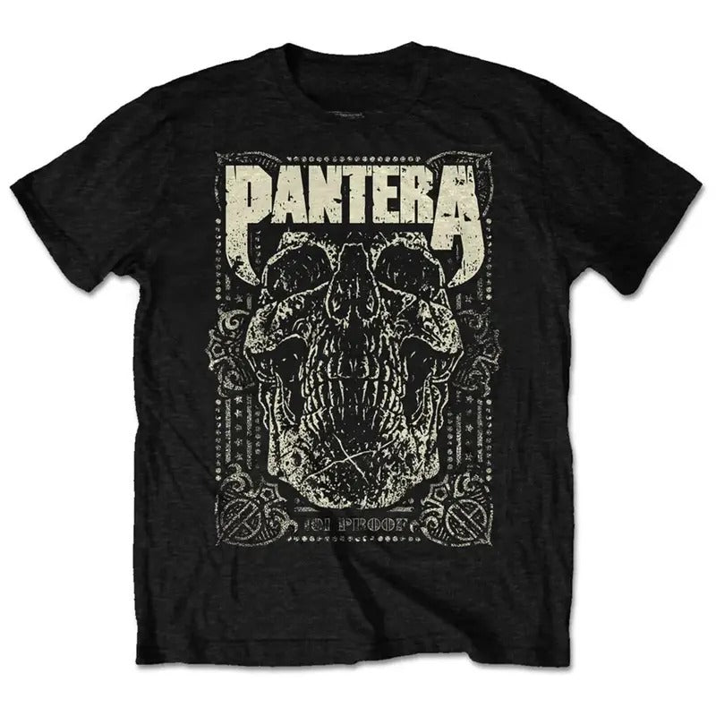 Pantera Official Cowboys From Hell Riding Skeleton Unisex Tshirt, Vintage Rock band shirt, Trendy Sweatshirt