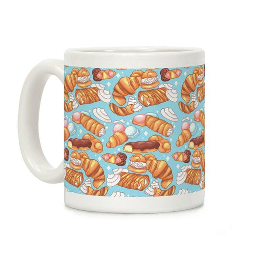 Penis Pastries Pattern Coffee Mug, Graphic Tees, Funny Coffee Mug Gift