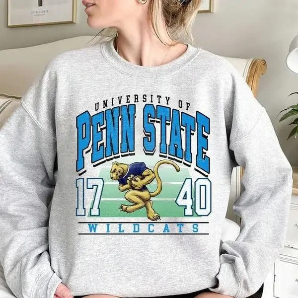 Penn State Mascot Sweatshirt, Retro Penn State Football Sweatshirt, Football Shirt