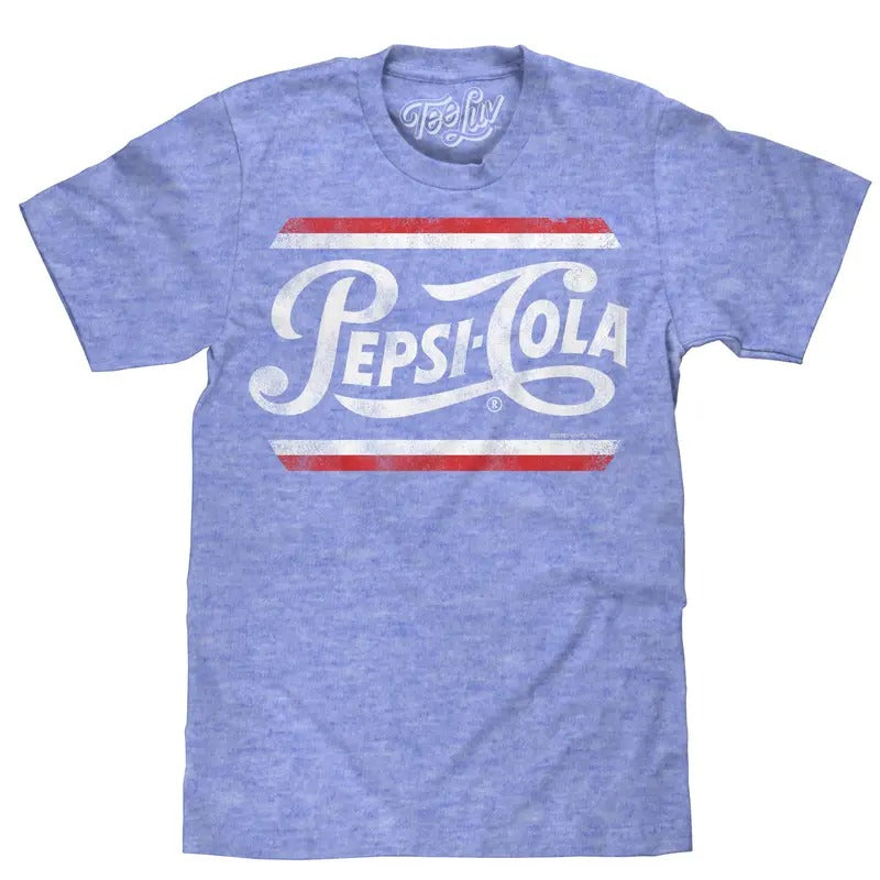 Pepsi Classic Script T-Shirt - Blue