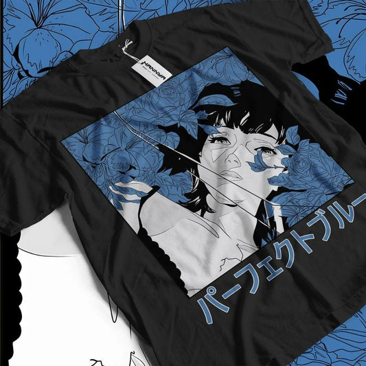 Perfect Blue Anime T-shirt & Sweatshirt, Mima Kirigoe Lying Cute Girl Graphic Tee, Vintage Oversized Unisex Streetwear, Manga Gift For Men Women