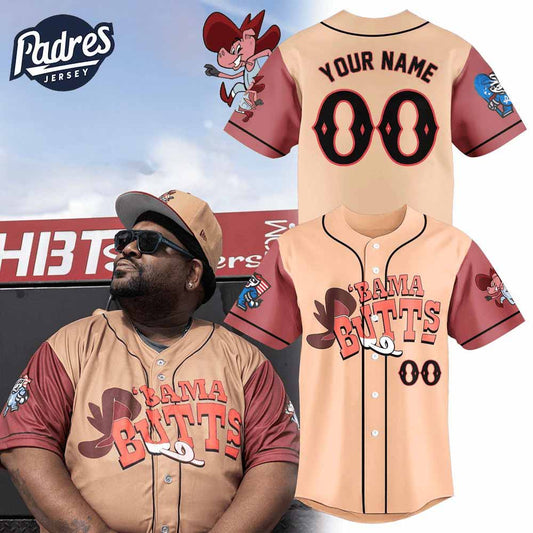 Personalized Rocket City Trash Pandas x Bama Butts Baseball Jersey - Padres Jersey Oasis: Elevate Your Baseball Style Game