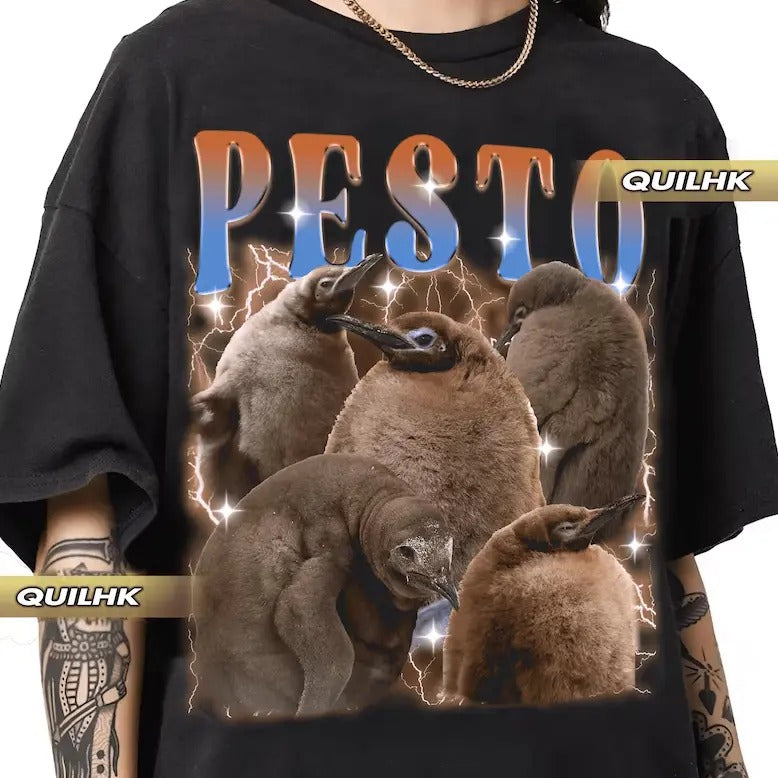 Pesto the penguin retro vintage 90s raptee shirt