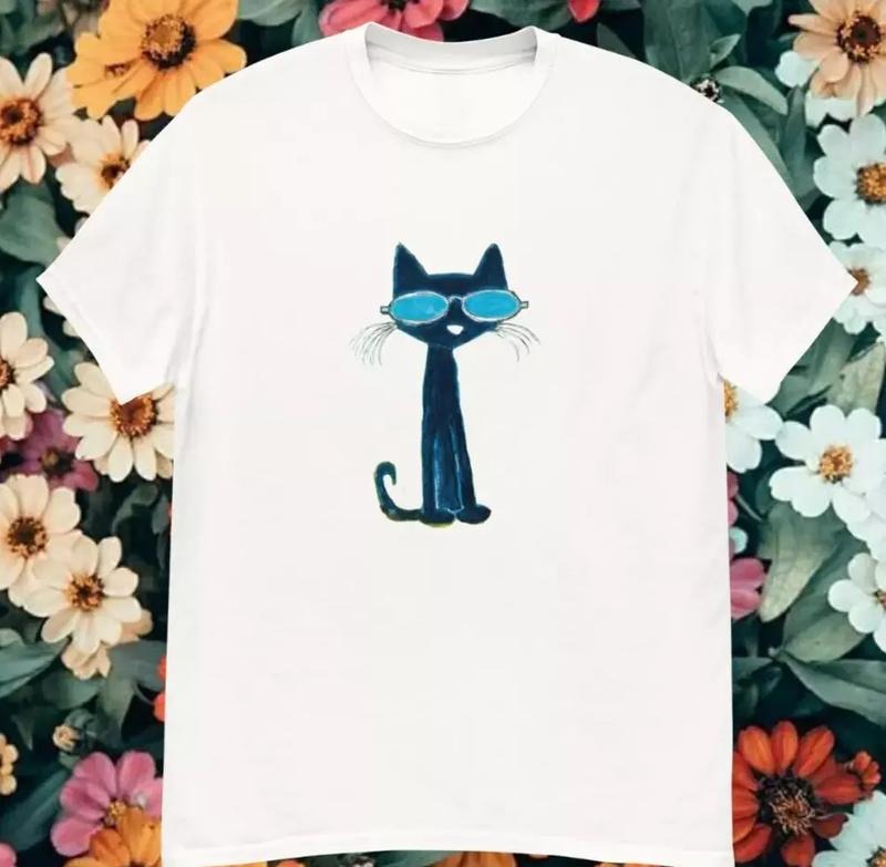 Pete The Cat Shirt, Graphic Tee Size S-3XL