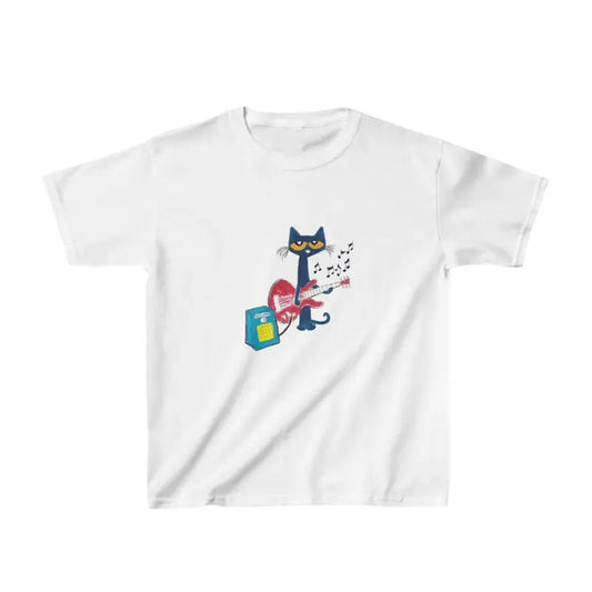 Pete the Cat Playing Guitar Baby Tee  Y2K Baby Tee, 90s Baby Tee, Graphic Shirt Crop, Coquette, Vintage Design  - graphic baby tee - Womenswear