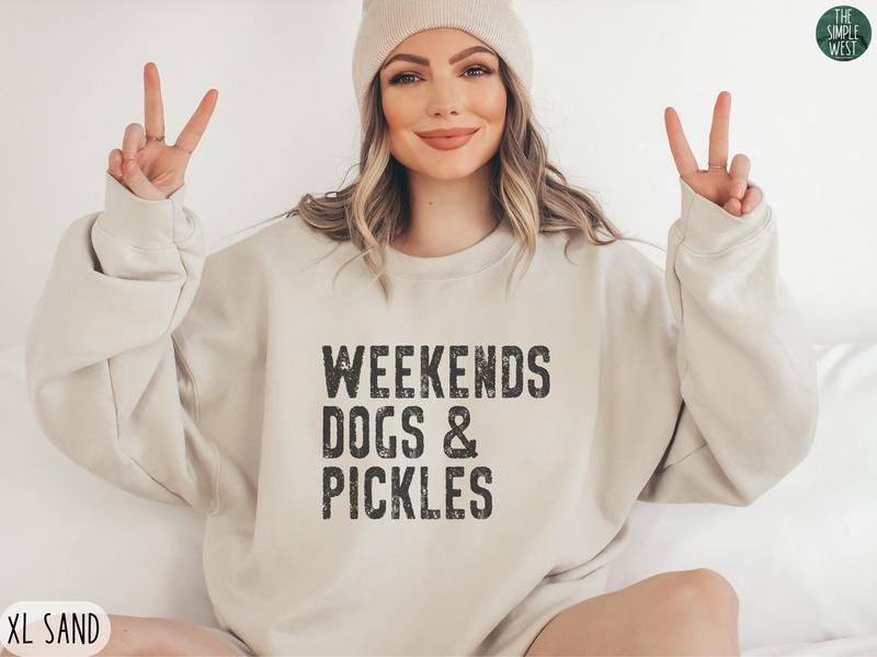 Pickle Sweatshirt, Pickle Crewneck, Dill Pickle Lover Gift, Pickle Jar Shirt, Canning Season Shirt, Retro Distressed Pickle Sweater