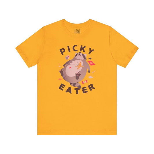 Picky Eater Tee Racoon Lover Shirt Funny Graphic Tee Sarcastic Shirts Animal Lover Tee Funny Animal Shirt