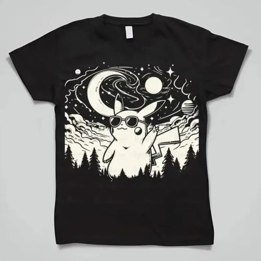 Pikachu T-Shirt, Pokemon Sweatshirt, Cartoon Unisex Tee, Anime Shirt, Pokemon Vintage Shirt, Gift For man, gift for her Top Menswear