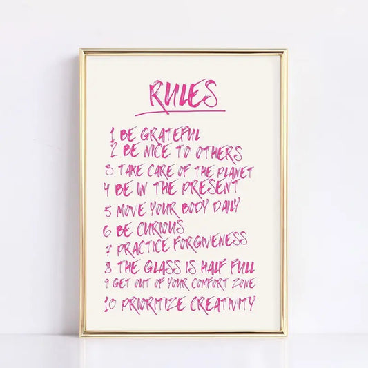 Pink Retro Wall Art, Dorm Decor For College Girls, Aesthetic Room Decor, House Warming Gift, Minimalist Wall Art, Poster Prints No Frame, Gifts For Women Bedroom Wall Decor, Wall Art Home Decor, Poster For Room, Gifts For Birthday Artwork Landscape