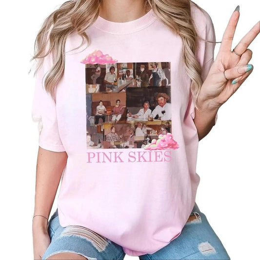 Pink Skies ZB Shirt, Zach The Quittin Time Tour 2024 Sweatshirt Hoodie T-shirt, Country Music Tee, Gift For Fans