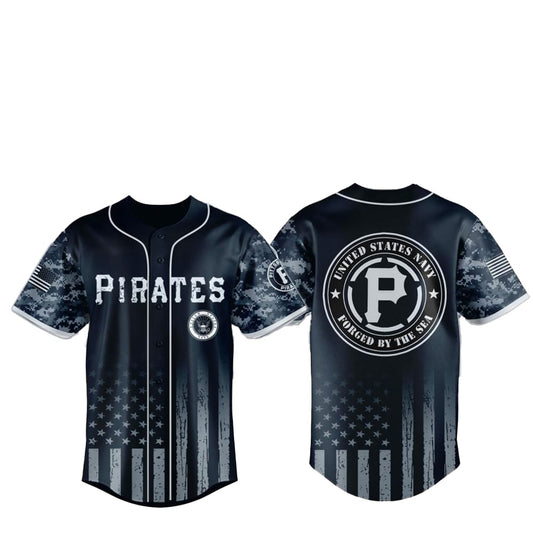 Pirates US Navy Military Jersey 2025 - Grishko.com