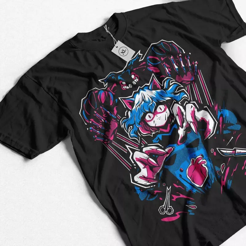 Pitou T-Shirt Hunter X Hunter Anime Manga HxH Killua Shirt Hisoka Gon Kite Tee