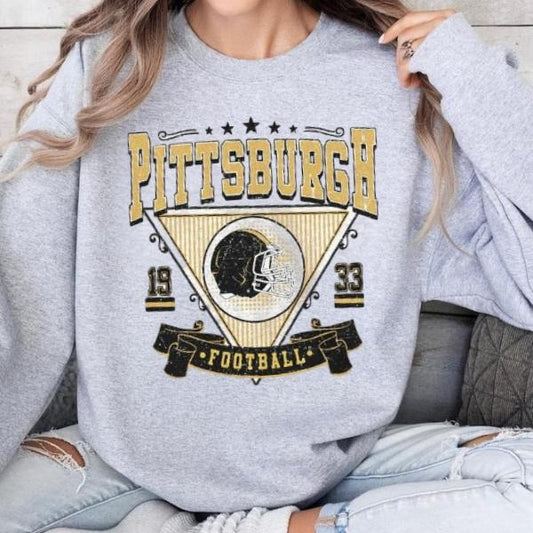 Pittsburgh City Est 1933 American Football Shirt, Steelerss Fan Vintage Shirt