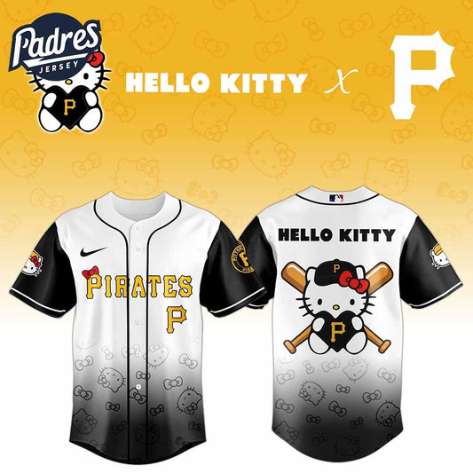 Pittsburgh Pirates MLB x Hello Kitty Night Baseball Jersey Special - Padres Jersey Oasis: Elevate Your Baseball Style Game