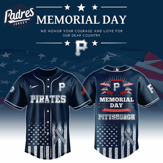 Pittsburgh Pirates Special Memorial Day Baseball Jersey - Padres Jersey Oasis: Elevate Your Baseball Style Game