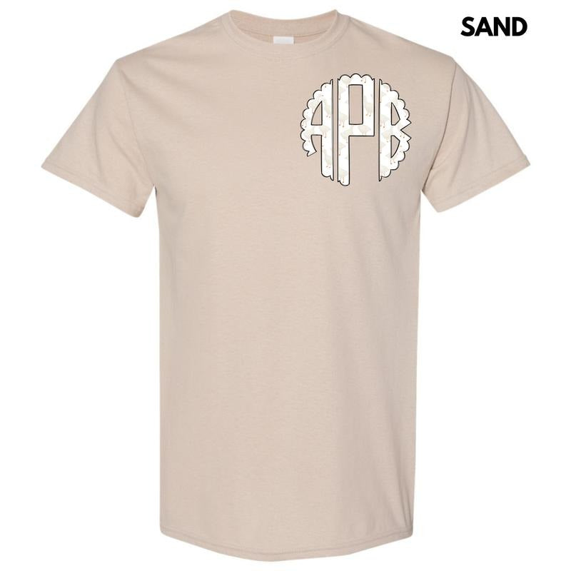 Pocket Size - Crazy Goose Monogram Comfort Colors T-Shirt 'NLB'