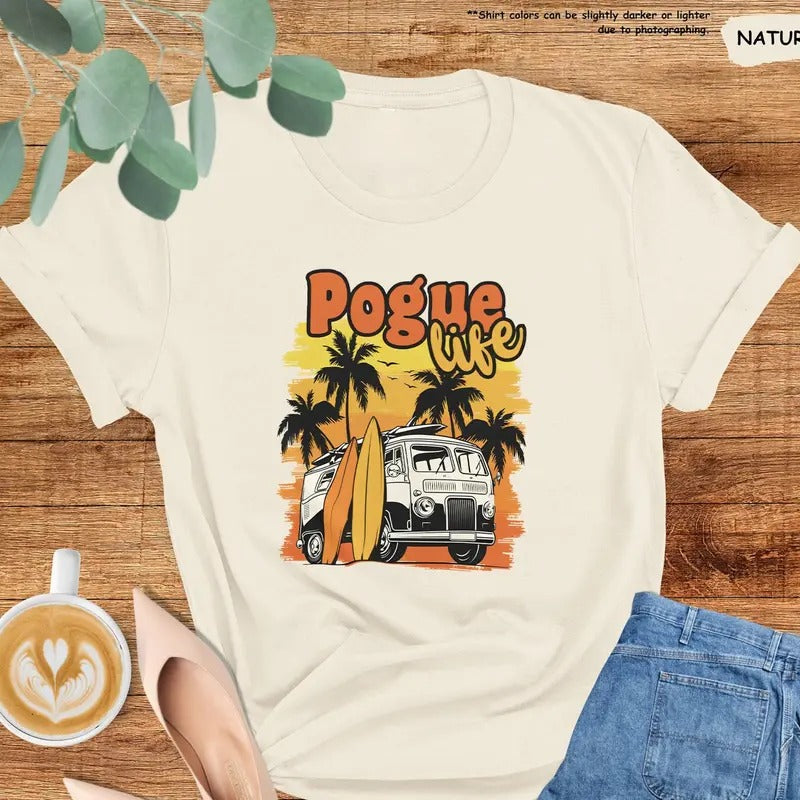 Pogue Life Shirt, Outer Banks Shirt, Cute Beach Shirt, Summer Vacation Shirt, Outer Banks Sweatshirt, Beach Sunset Shirt, Spring Break Shirt