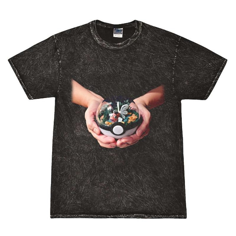 Poke Ball Terrarium - Red Gyarados Vintage Tee, pokemon T-Shirt, Pokemon Tee, Anime Shirt, Animation Graphic Tees, Gym Shirt, Gift For Men Women Top