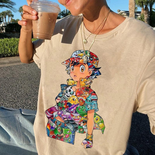 Pokemon Anime Vintage T-Shirt Sweatshirt Hoodie, Anime Sweatshirt, Pokemon Fans