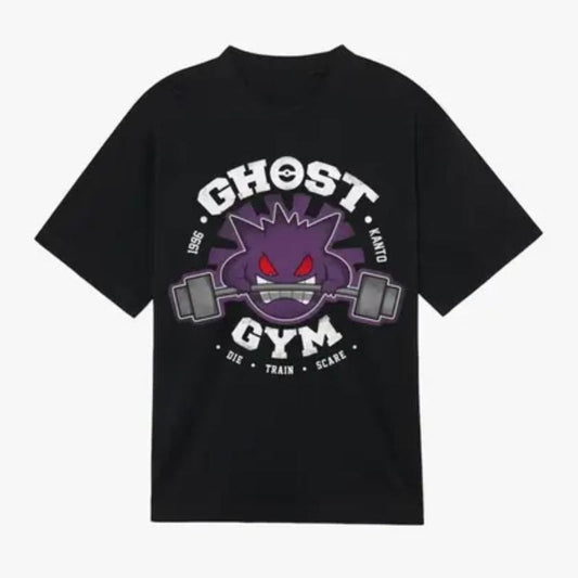 Pokemon Gengar Gym T-shirt Cool Anime & Manga Unisex T-shirt Anime merch Gift for Anime, men's vintage tees Top Menswear