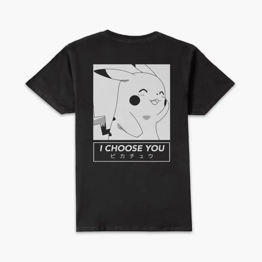 Pokemon I Choose you Unisex T-Shirt, Pokemon T Shirt, Anime T Shirt, Anime Pokemon T-Shirt, Anime Merch, Gift for Fan, Gift for Him, Gift for Her Menswear Top Underwear Tshirt