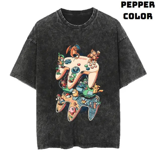 Pokemon Vintage Tee, Pokemon Gamer T-Shirt, Pokemon Graphic Tees, Unisex Anime Manga Shirt Top Menswear Womenswear Streetwear