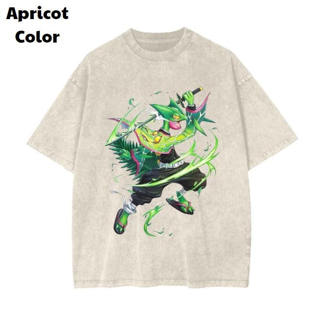 Pokemon Vintage Tees, Sceptile Slayer T-Shirt, Pokemon Graphic Tees, Pokemon Shirt, Unisex Anime Shirt, Menswear Womenswear Streetwear