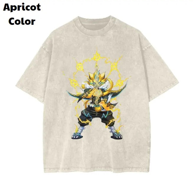 Pokemon Vintage Tees, Zeraora Slayer T-Shirt, Pokemon Graphic Tees, Pokemon Shirt, Unisex Anime Shirt, Menswear Womenswear Streetwear