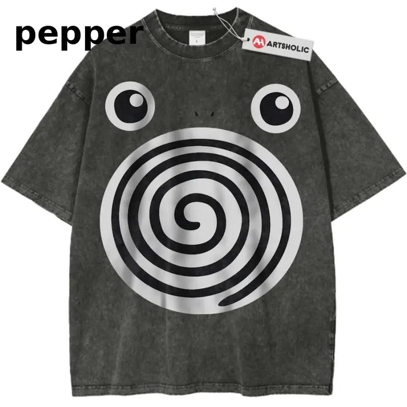 Poliwhirl Shirt, Pokemon Shirt, PKM Shirt, Anime Shirt, Vintage Tee Menswear Top Underwear Tshirt