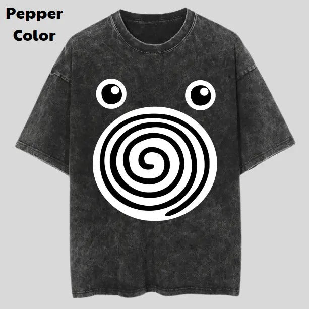 Poliwhirl Vintage Tee, Poliwhirl T-Shirt, Pokemon Graphic Tees, Pokemon Shirt, Unisex Anime Shirt, Menswear Womenswear Streetwear