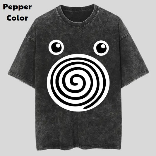 Poliwhirl Vintage Tee, Poliwhirl T-Shirt, Pokemon Graphic Tees, Pokemon Shirt, Unisex Anime Shirt, Menswear Womenswear Streetwear