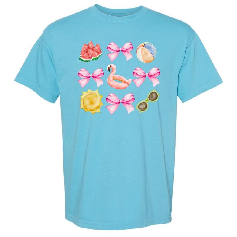 Pool Day Coquette Collage Comfort Colors T-Shirt 'NLB'