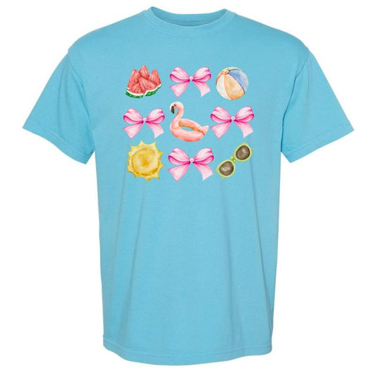 Pool Day Coquette Collage Comfort Colors T-Shirt 'NLB'