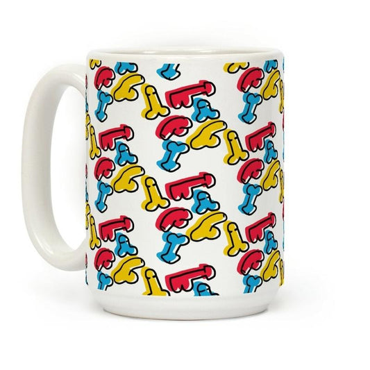 Pop Art Penis Pattern Coffee Mug 11oz-15oz, funny Coffee Mug, Gift Ideas