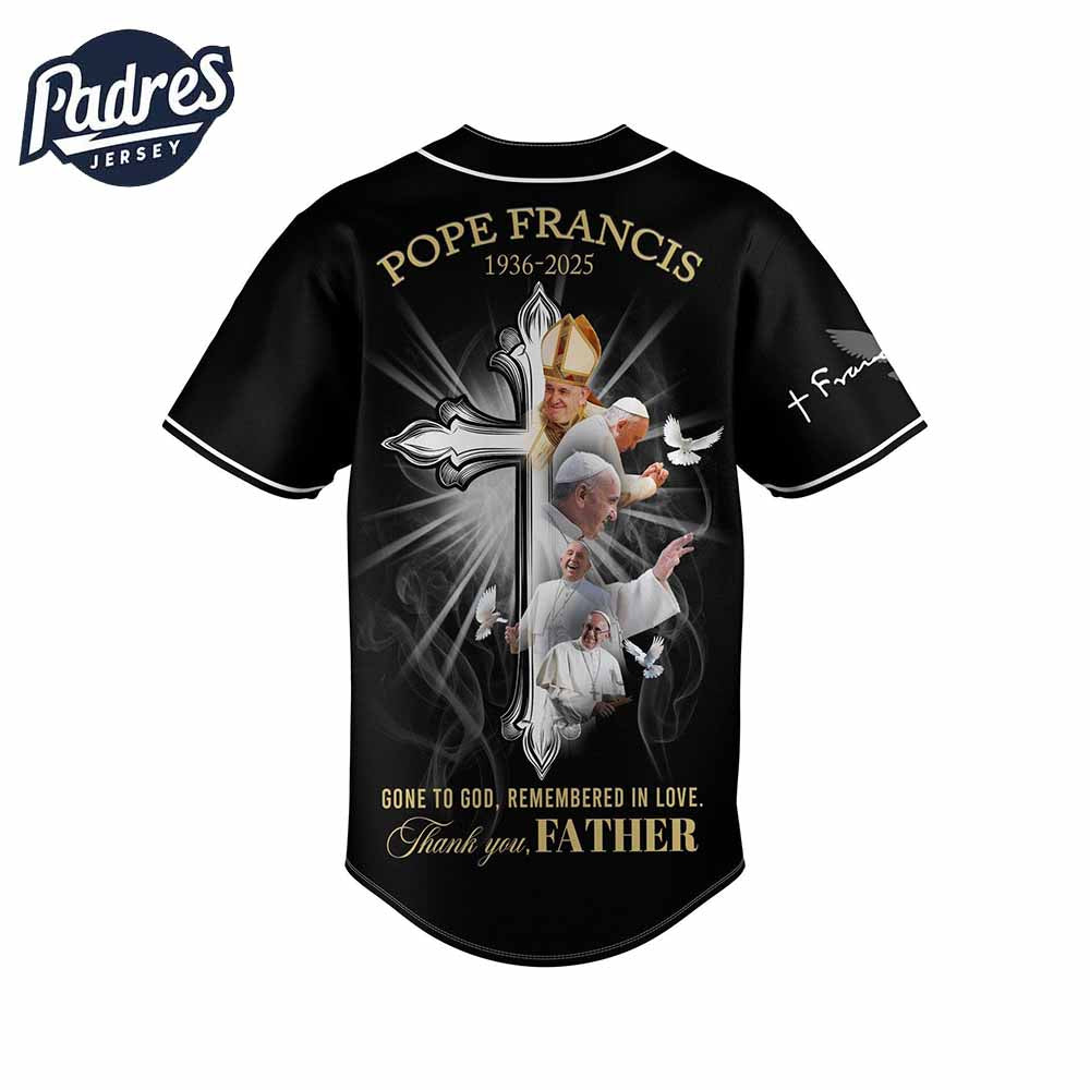 Pope Francis Black Baseball Jersey - Padres Jersey Oasis: Elevate Your Baseball Style Game