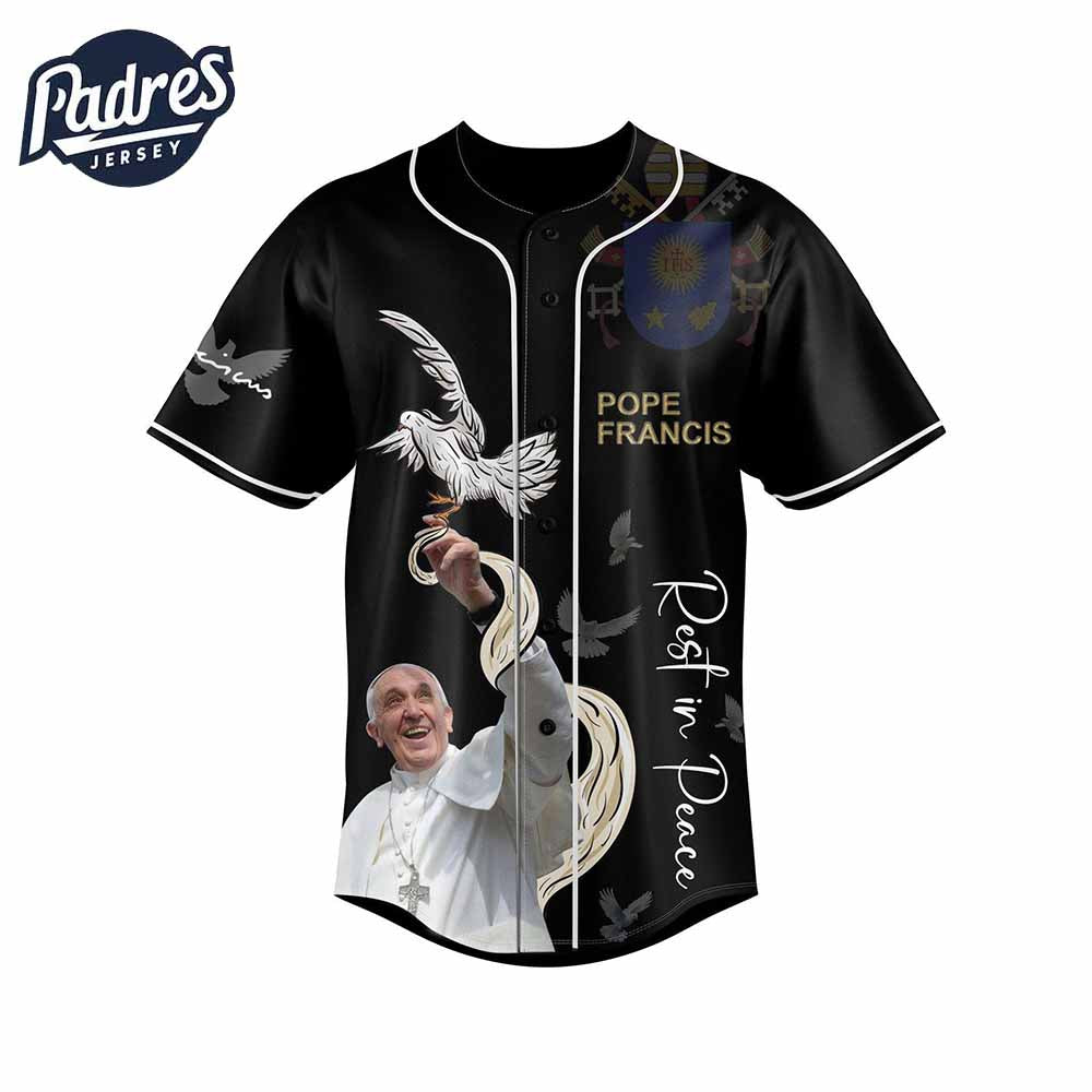Pope Francis Black Baseball Jersey - Padres Jersey Oasis: Elevate Your Baseball Style Game