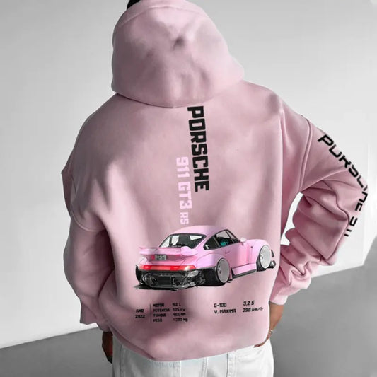 Porsche 911 GT3 RS Hoodie, Unisex, Menswear, Street Racing Shirt, Car Hoodie, Classic Cotton