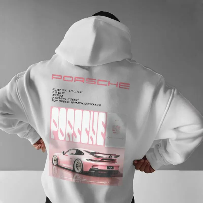 Porsche 911 GT3 RS Hoodie, Unisex, Menswear, Street Racing Shirt, Car Hoodie, Classic Cottonstyle{n002}3