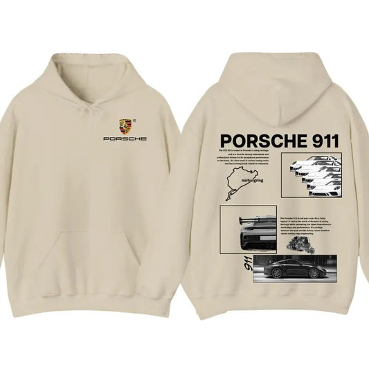 Porsche 911 Heritage Hoodie T-Shirt, Elevate Your Style with Comfort and Legendary Design Casual Cotton, For Men And Women, Unisex Hoodie