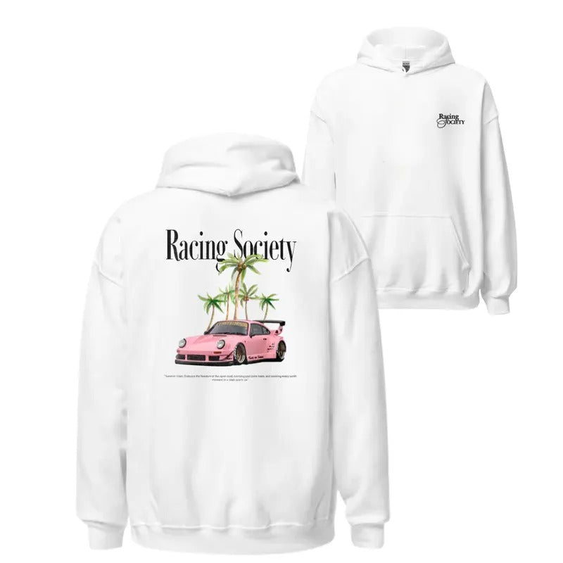 Porsche Racing Society T-shirt, Hoodie, Sweater, Car Enthusiast Shirt, Car Clothing, Unisex Classic Cotton