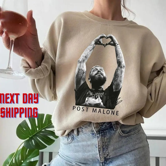 Post Mallone Rap Music Merch Sweater, Austin Album Rap 90s Shirt, Posty Tour Rapper Gift