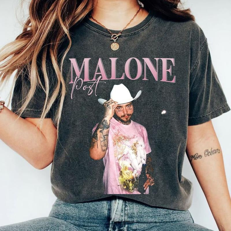 Post Malone Rap Music Merch Shirt, Post Malone Shirt, Austin Album Rap 90s Tee, Post Malone Tour Shirt, Cotton Round Neck Tee, Unisex T-shirt for Men and Women, Top, Menswear, Womenswear