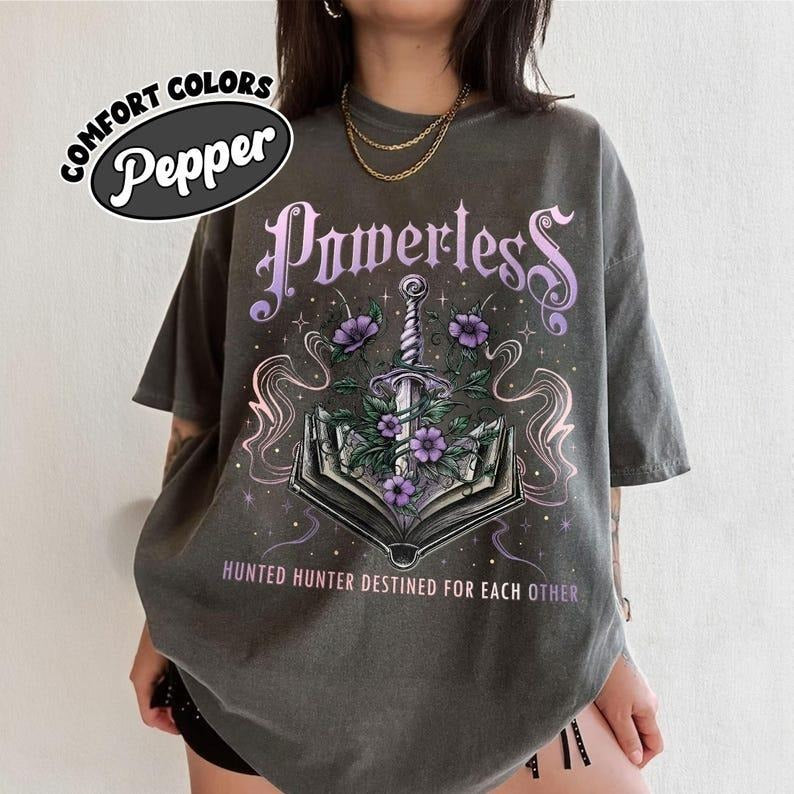 Powerless Kai Azer Comfort Colors Shirt For Fans, Romantasy Book Lover T Shirt, Kai And Paedyn Tee, Dark Romance Gift