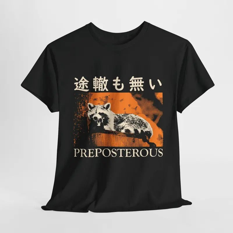 Preposterous Raccoon Vintage T-Shirt