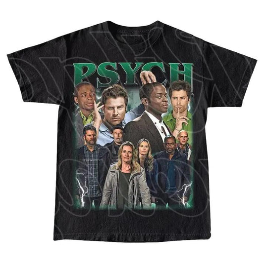 Psych Tv Show Vintage T-Shirt, Gift For Fans T-Shirt, Movie shirt