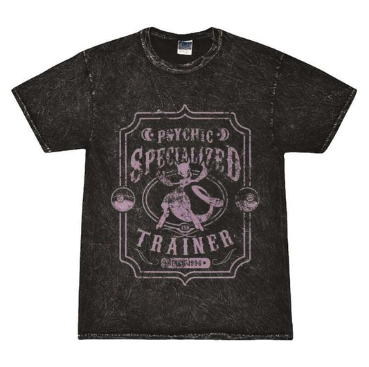 Psychic Specialized Trainer 2 T-Shirt , pokemon Funny, cute pokemon, Anime Tee Womenswear Top Cotton