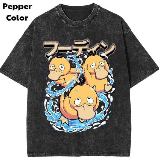 Psyduck Squad Vintage Tees, Psyduck T-Shirt, Pokemon Graphic Tees, Pokemon Shirt, Unisex Anime Shirt, Menswear Womenswear Streetwear