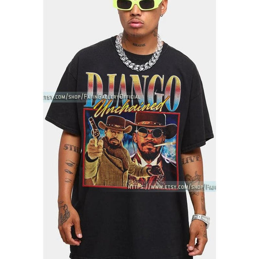 RETRO DJANGO UNCHAINED Shirt, Dr. Kingschultz Shirt, Dr. Kingschultz Django Unchained Retro Shirt Django Unchained Homage Django Unchained L