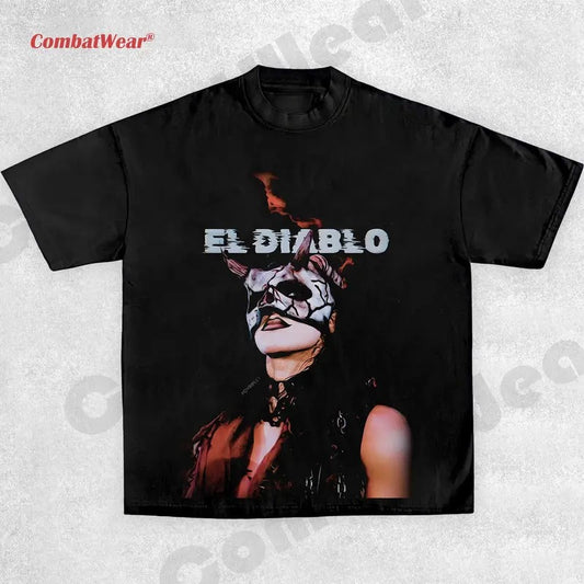 RHEA RIPLEY EL DIABLO TEE , Wrestling Tee, Wrestling Graphic Tee, Wrestler Shirt, Sports Shirt, Vintage Wresting Shirt, Wrestling Gift
