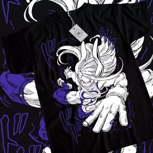 Rabbit Hero T-Shirt My Hero Academia Mirko Rumi Usagiyama Anime Girl All Size